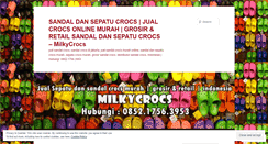 Desktop Screenshot of milkycrocs.wordpress.com