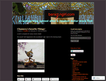 Tablet Screenshot of benigngirl.wordpress.com