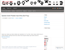 Tablet Screenshot of hewanpeliharaan.wordpress.com