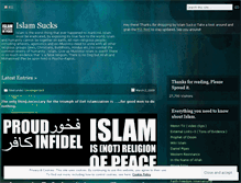 Tablet Screenshot of islamsucks.wordpress.com