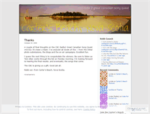 Tablet Screenshot of cartersbeach.wordpress.com