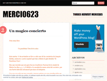 Tablet Screenshot of merci0623.wordpress.com
