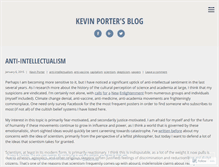 Tablet Screenshot of kevinporter.wordpress.com