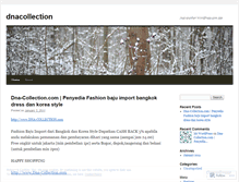 Tablet Screenshot of dnacollection.wordpress.com