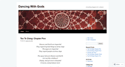 Desktop Screenshot of dancingwithgods.wordpress.com