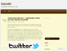 Tablet Screenshot of kazuaki9.wordpress.com