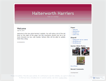 Tablet Screenshot of halterworthharriers.wordpress.com