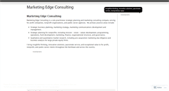 Desktop Screenshot of marketingedgeconsulting.wordpress.com