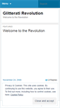Mobile Screenshot of glitteratirevolution.wordpress.com