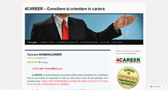 Desktop Screenshot of consilierecariera.wordpress.com