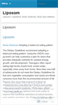 Mobile Screenshot of liposom.wordpress.com