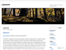 Tablet Screenshot of liposom.wordpress.com
