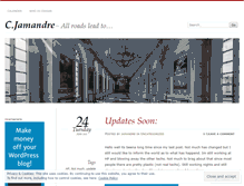 Tablet Screenshot of jamandre.wordpress.com
