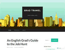 Tablet Screenshot of bradtramel.wordpress.com