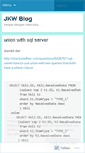 Mobile Screenshot of jkw1.wordpress.com