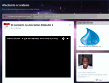 Tablet Screenshot of aguadevida.wordpress.com
