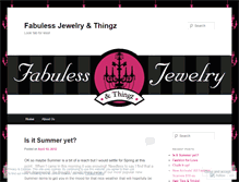 Tablet Screenshot of fabulessjewelry.wordpress.com