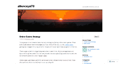 Desktop Screenshot of allienceyal78.wordpress.com