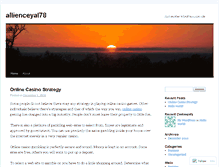 Tablet Screenshot of allienceyal78.wordpress.com