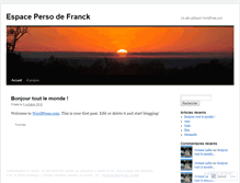 Tablet Screenshot of franckbukowski.wordpress.com