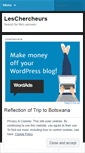 Mobile Screenshot of leschercheurs.wordpress.com