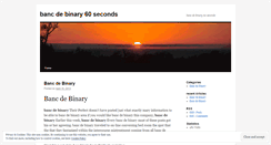 Desktop Screenshot of mediakit.bancdebinary60seconds.wordpress.com