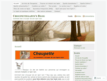 Tablet Screenshot of choupettelapin.wordpress.com