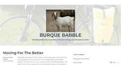 Desktop Screenshot of burquebabble.wordpress.com