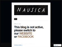 Tablet Screenshot of nausicamusic.wordpress.com