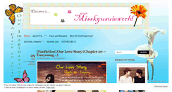 Desktop Screenshot of misskyusuieworld.wordpress.com