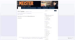 Desktop Screenshot of meister2007.wordpress.com