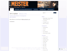 Tablet Screenshot of meister2007.wordpress.com