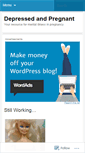 Mobile Screenshot of depressedandpregnant.wordpress.com