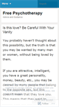 Mobile Screenshot of freepsychotherapy.wordpress.com