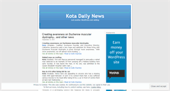 Desktop Screenshot of kotanews.wordpress.com