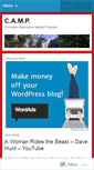 Mobile Screenshot of christianalternativemediaprogram.wordpress.com