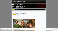 Desktop Screenshot of goodatinternet.wordpress.com