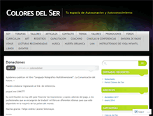 Tablet Screenshot of coloresdelser.wordpress.com