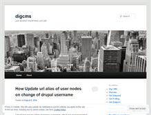 Tablet Screenshot of digcms.wordpress.com
