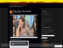 Tablet Screenshot of l3banese.wordpress.com