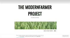 Desktop Screenshot of modernfarmer.wordpress.com