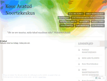 Tablet Screenshot of kosenoored.wordpress.com