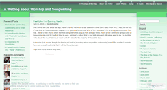 Desktop Screenshot of blendedworship.wordpress.com
