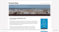 Desktop Screenshot of flomafe.wordpress.com