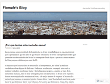 Tablet Screenshot of flomafe.wordpress.com
