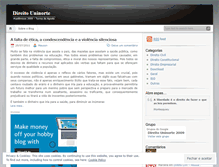 Tablet Screenshot of direitouninorte.wordpress.com