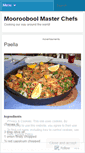 Mobile Screenshot of moorooboolmasterchefs.wordpress.com