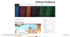 Desktop Screenshot of johannakoljonen.wordpress.com