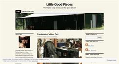 Desktop Screenshot of littlegoodpieces.wordpress.com