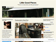Tablet Screenshot of littlegoodpieces.wordpress.com